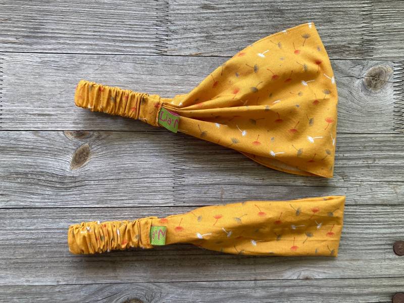 1 Haarband Kinder Pusteblume Gelb von LiaMalaDE