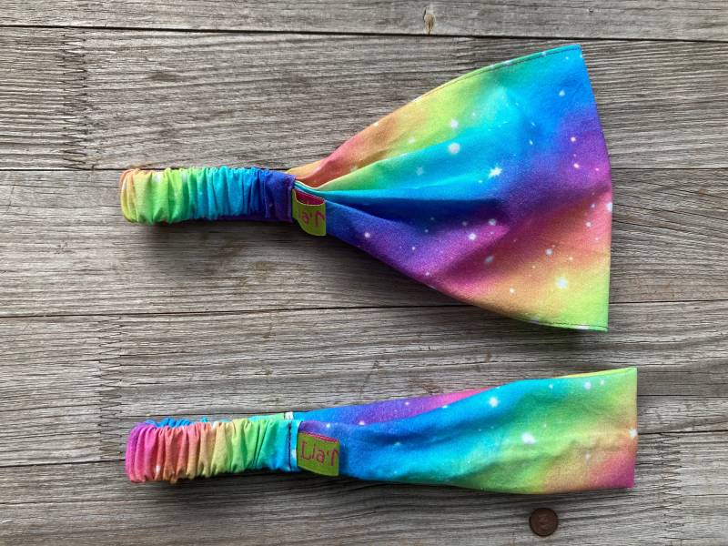1 Haarband Kinder Regenbogenhimmel von LiaMalaDE
