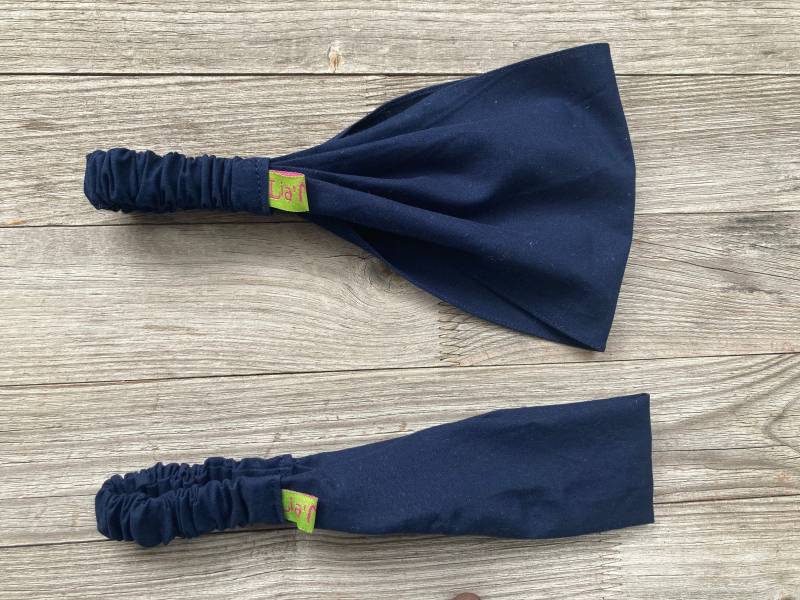 1 Haarband Kinder Uni Dunkelblau von LiaMalaDE