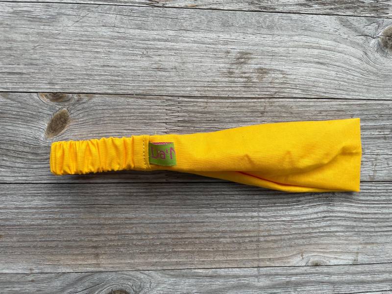 1 Haarband Kinder Uni Gelb von LiaMalaDE