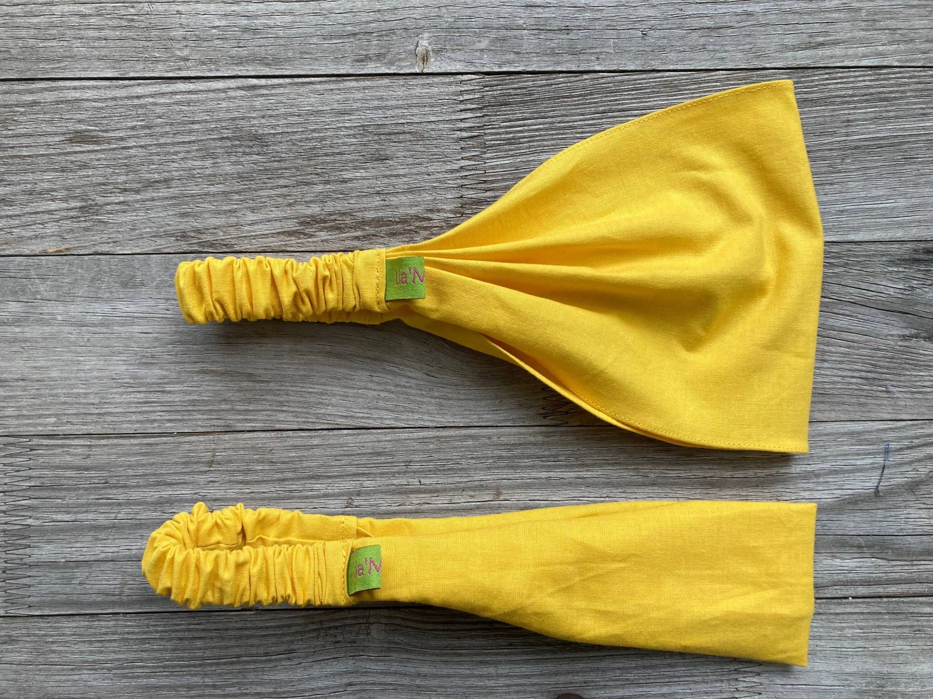 1 Haarband Kinder Uni Hellgelb von LiaMalaDE