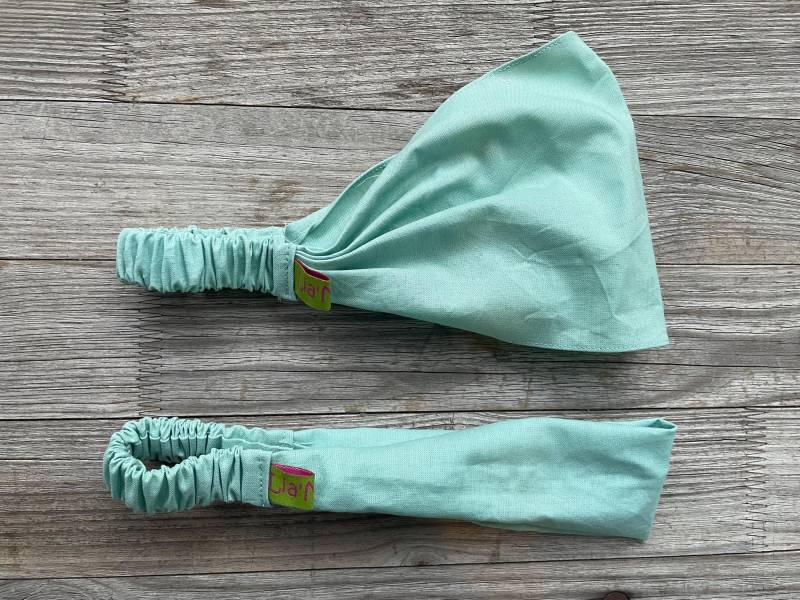 1 Haarband Kinder Uni Mint von LiaMalaDE
