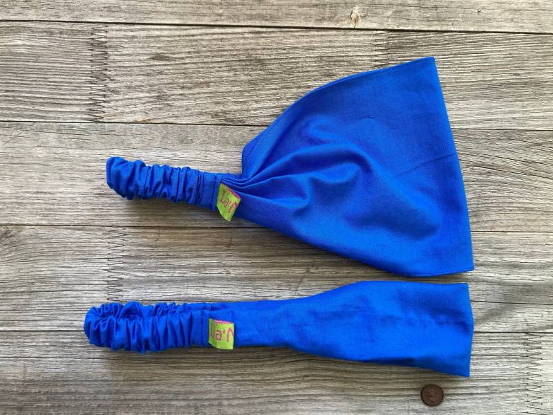 1 Haarband Kinder Uni Royal Blau von LiaMalaDE
