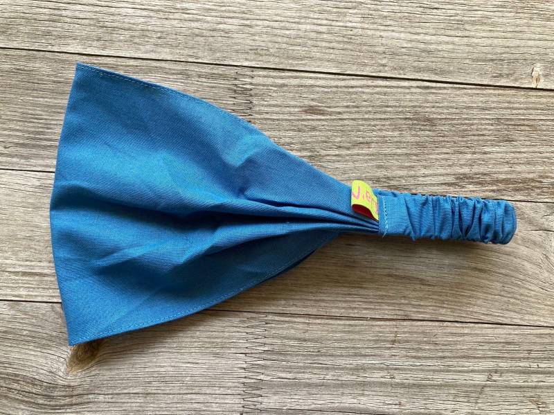 1 Haarband Uni Taubenblau von LiaMalaDE
