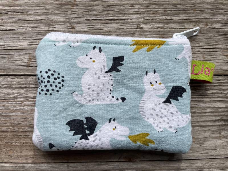 Geldbeutel Kinder Drache Mint von LiaMalaDE