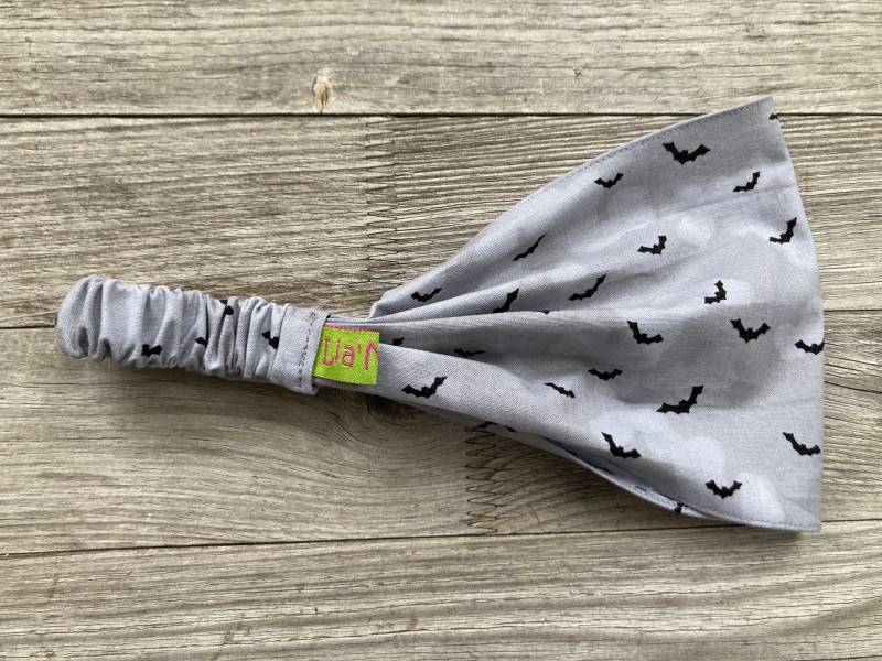 Haarband Kinder Fledermaus Grau von LiaMalaDE
