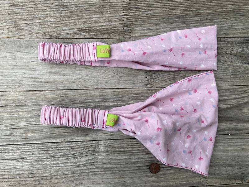 Haarband Kinder Pusteblumen Altrosa von LiaMalaDE