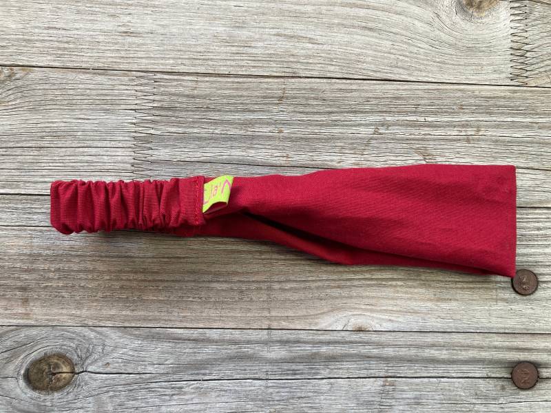 Haarband Kinder Uni Dunkelrot von LiaMalaDE