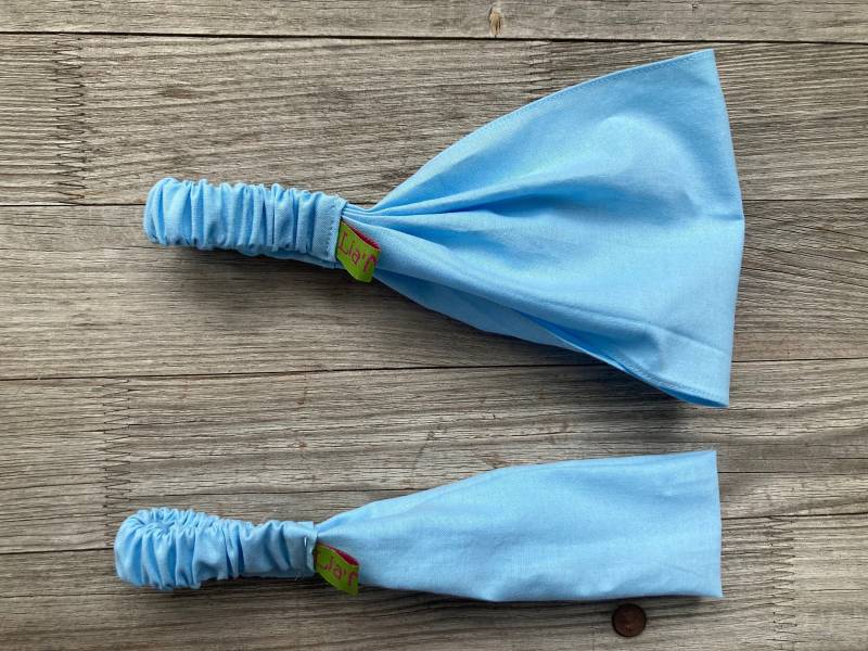 Haarband Kinder Uni Hellblau von LiaMalaDE