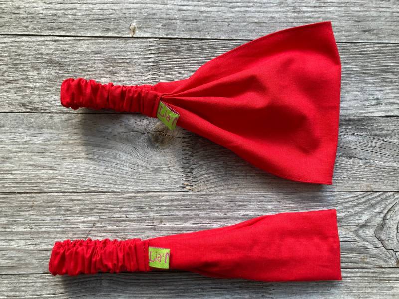 Haarband Kinder Uni Rot von LiaMalaDE