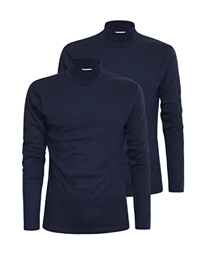 Liabel Herren Langarmshirt Basic mit Rollkragen Interlock Baumwolle 2er Pack, Art. 2828-163 Blau XXL Liabel Herren Langarmshirt Basic mit Rollkragen Interlock Baumwolle 2er Pack, Art. 2828-163 Blau XXL von Liabel