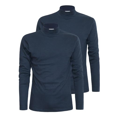 Liabel Herren Langarmshirt Basic mit Rollkragen Interlock Baumwolle 2er Pack, Art. 2828-163 Denim L Liabel Herren Langarmshirt Basic mit Rollkragen Interlock Baumwolle 2er Pack, Art. 2828-163 Denim L von Liabel