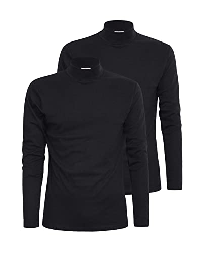 Liabel Herren Langarmshirt Basic mit Rollkragen Interlock Baumwolle 2er Pack, Art. 2828-163 Schwarz L Liabel Herren Langarmshirt Basic mit Rollkragen Interlock Baumwolle 2er Pack, Art. 2828-163 Schwarz L von Liabel