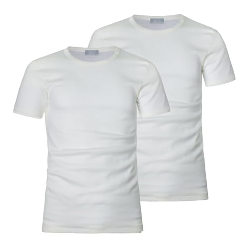 Liabel Herren T-Shirt Wolle Rundhalsausschnitt Art. 5110-23, 2er Pack Weiß XL Liabel Herren T-Shirt Wolle Rundhalsausschnitt Art. 5110-23, 2er Pack Weiß XL von Liabel