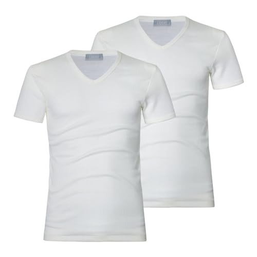 Liabel Herren T-Shirt Wolle V-Ausschnitt Art. 5110-53, 2er Pack Weiß XXL Liabel Herren T-Shirt Wolle V-Ausschnitt Art. 5110-53, 2er Pack Weiß XXL von Liabel