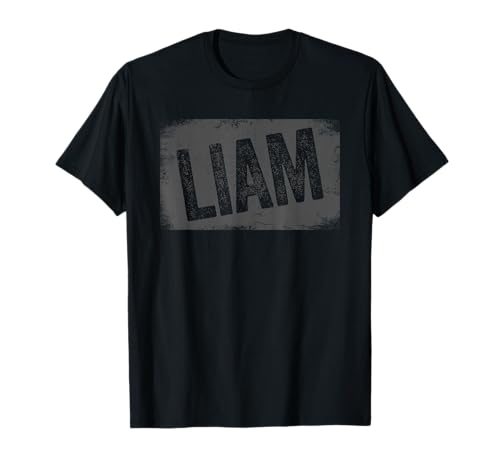 Liam Shirt Grunge Liam Top Herren Jungen Namen Geschenke Liam T-Shirt von Liam Shirt Liam Top Men Boys Grunge Name Tee