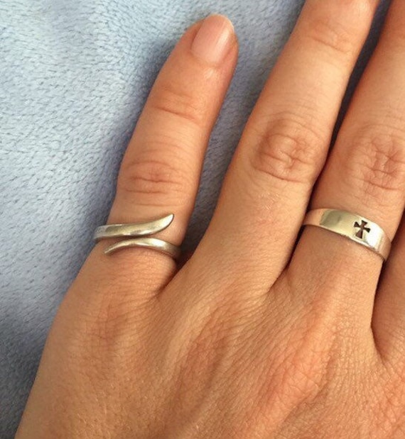 sterling Silber Bandring Größe 5 von LiamBySevanna