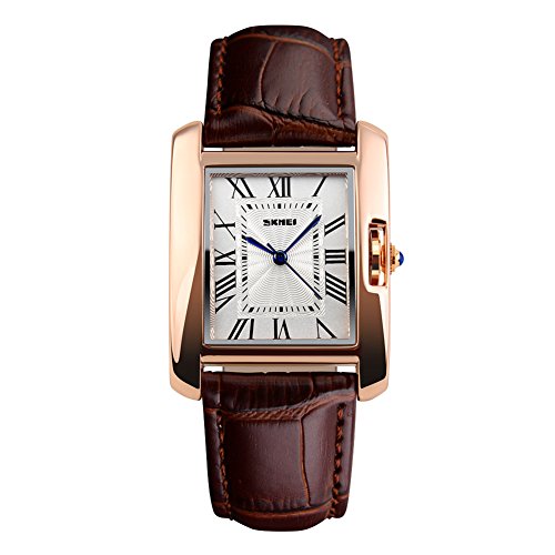 LianShi Uhr Roman Number Quarz Armbanduhr Präzise Skala Weißes Zifferblatt Wasserdicht 30M Business Style für Damen Herren 4 Farben LianShi Uhr Roman Number Quarz Armbanduhr Präzise Skala Weißes Zifferblatt Wasserdicht 30M Business Style für Damen Herren 4 Farben von LianShi