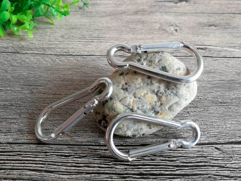 Schüttgutkarabiner, Silber Aluminium Karabinerhaken 30 Stück Schüttgutkarabiner, Silber Aluminium Karabinerhaken 30 Stück von Liandeng