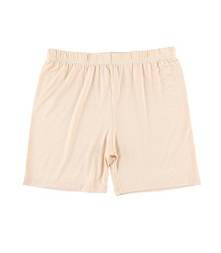 Liang Rou Damen Elasthan kurz Leggings Plain Farbe Aprikose XXL Liang Rou Damen Elasthan kurz Leggings Plain Farbe Aprikose XXL von Liang Rou