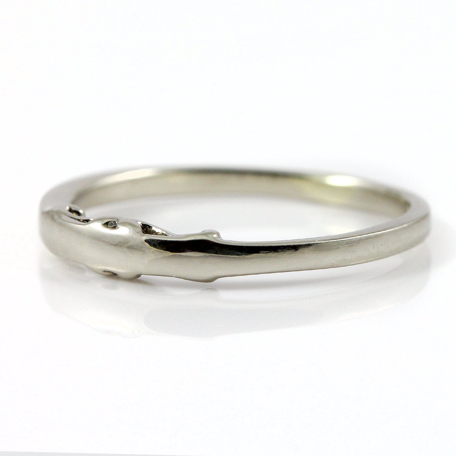 Filigraner Ehering - 14K Gold Matching Band von LiansElegance