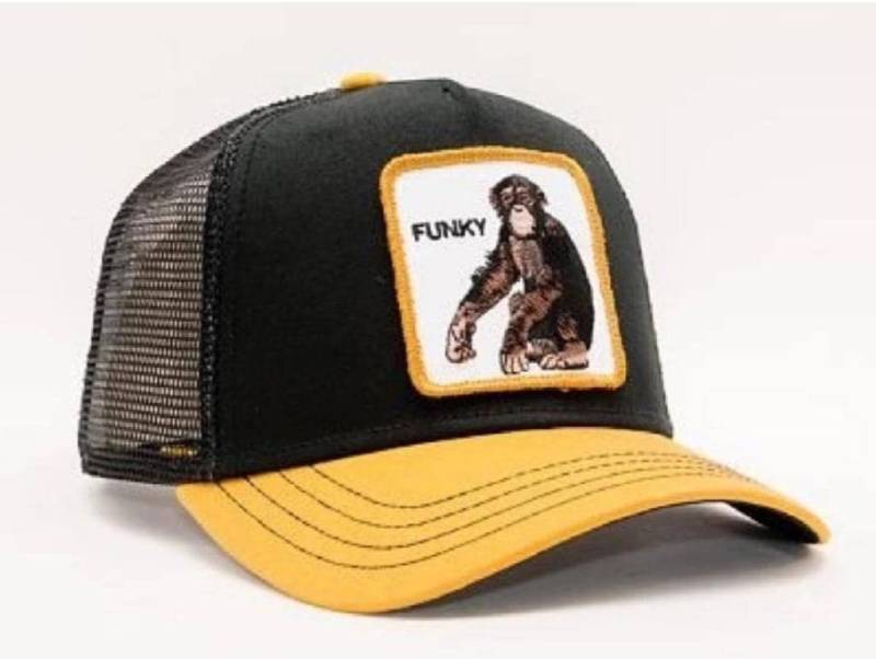 Goorin Bros Black Monkey Funky Y2K Trucker-Hut - Herren Baseballkappen von Liansworld289