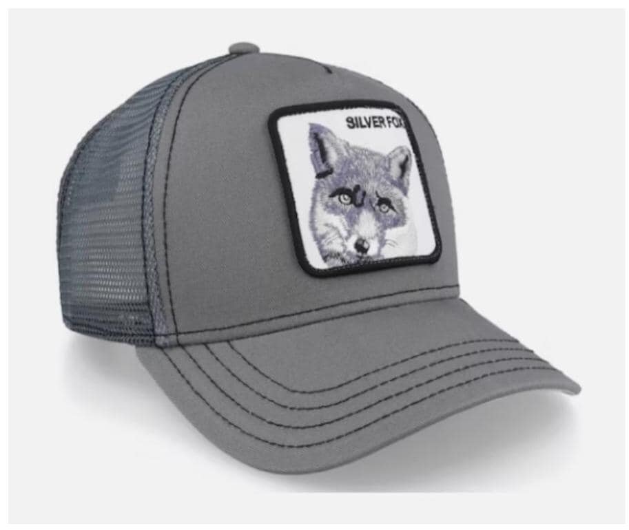 Goorin Bros Silver The Fox Wolf Trucker Cap - Herren Caps von Liansworld289