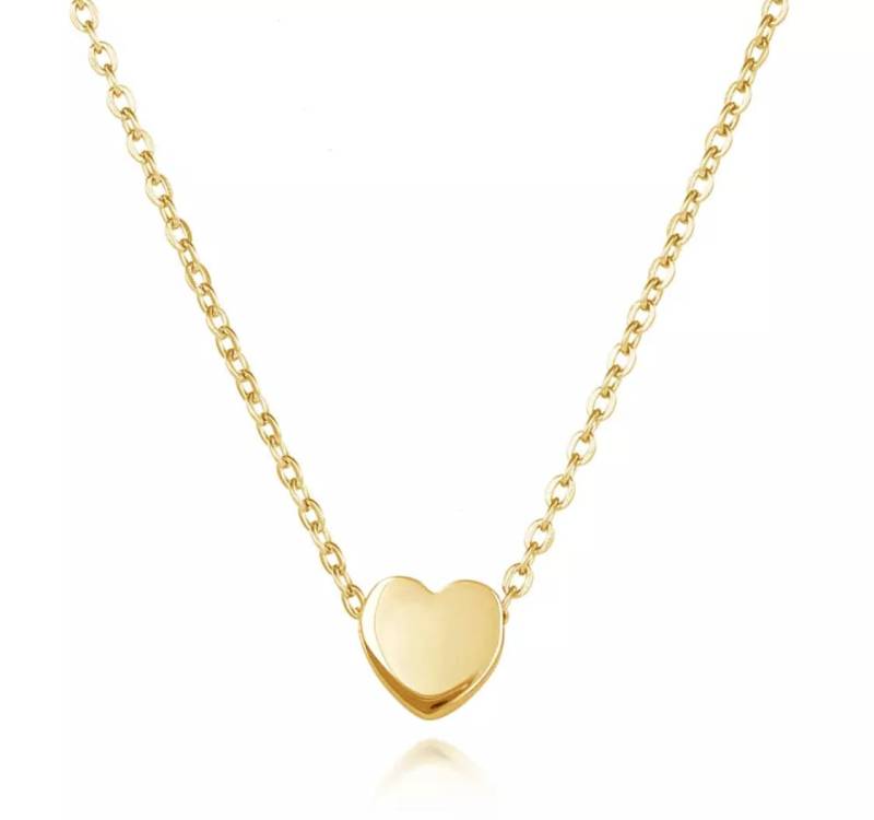 Herzkette, Herz Kette, Edelstahlkette, 3D Anhänger, Wasserfest von LiaroSchmuckDE