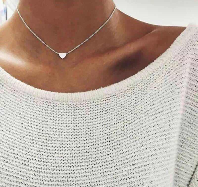 Herzkette, Herz Kette, Edelstahlkette, 3D Anhänger, Wasserfest von LiaroSchmuckDE