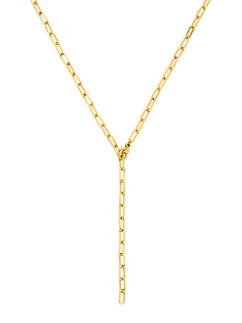 Y Kette Gliederkette Aus Edelstahl, Wasserfest 60cm, Großgliedrige Y, Nickelfrei, Längenverstellbare von LiaroSchmuckDE