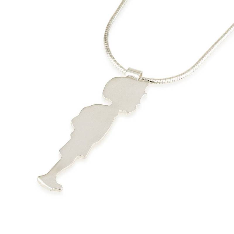 Origami Airplane Halskette, Silber Papierflugzeug Anhänger, Anhänger Halskette von LiatWaldmanJewelry