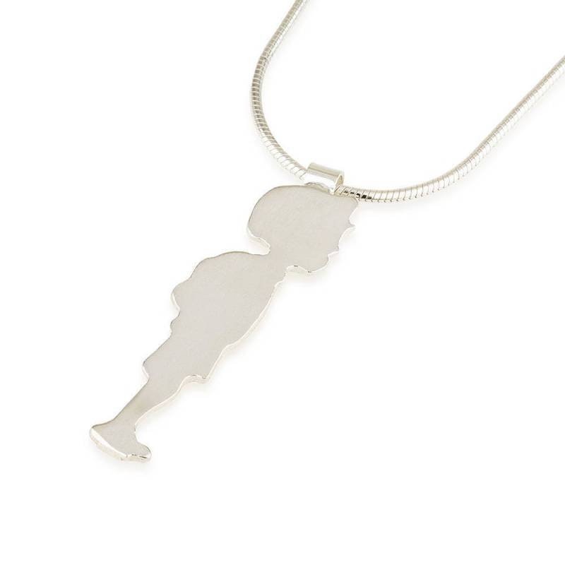 Origami Airplane Halskette, Silber Papierflugzeug Anhänger, Anhänger Halskette von LiatWaldmanJewelry