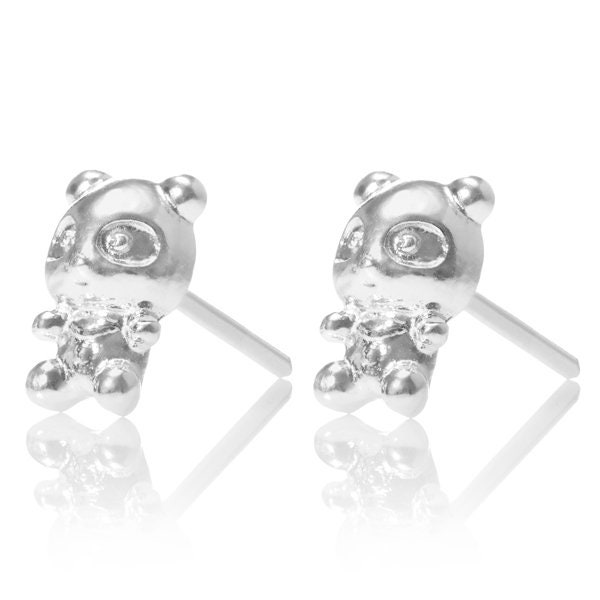 Panda Ohrstecker Weiß Gold Ohrringe, Ohrstecker, Kleine Bär Süße Mädchen Geschenk Für Sie, Beiträge, Koala Post Tier H Panda Ohrstecker Weiß Gold Ohrringe, Ohrstecker, Kleine Bär Süße Mädchen Geschenk Für Sie, Beiträge, Koala Post Tier H von LiatWaldmanJewelry