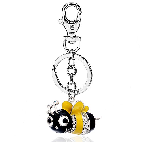 Liavy's Modischer Schlüsselanhänger mit Hummel-Anhänger, funkelnder Kristall, einzigartiges Geschenk und Souvenir Liavy's Modischer Schlüsselanhänger mit Hummel-Anhänger, funkelnder Kristall, einzigartiges Geschenk und Souvenir von Liavy's