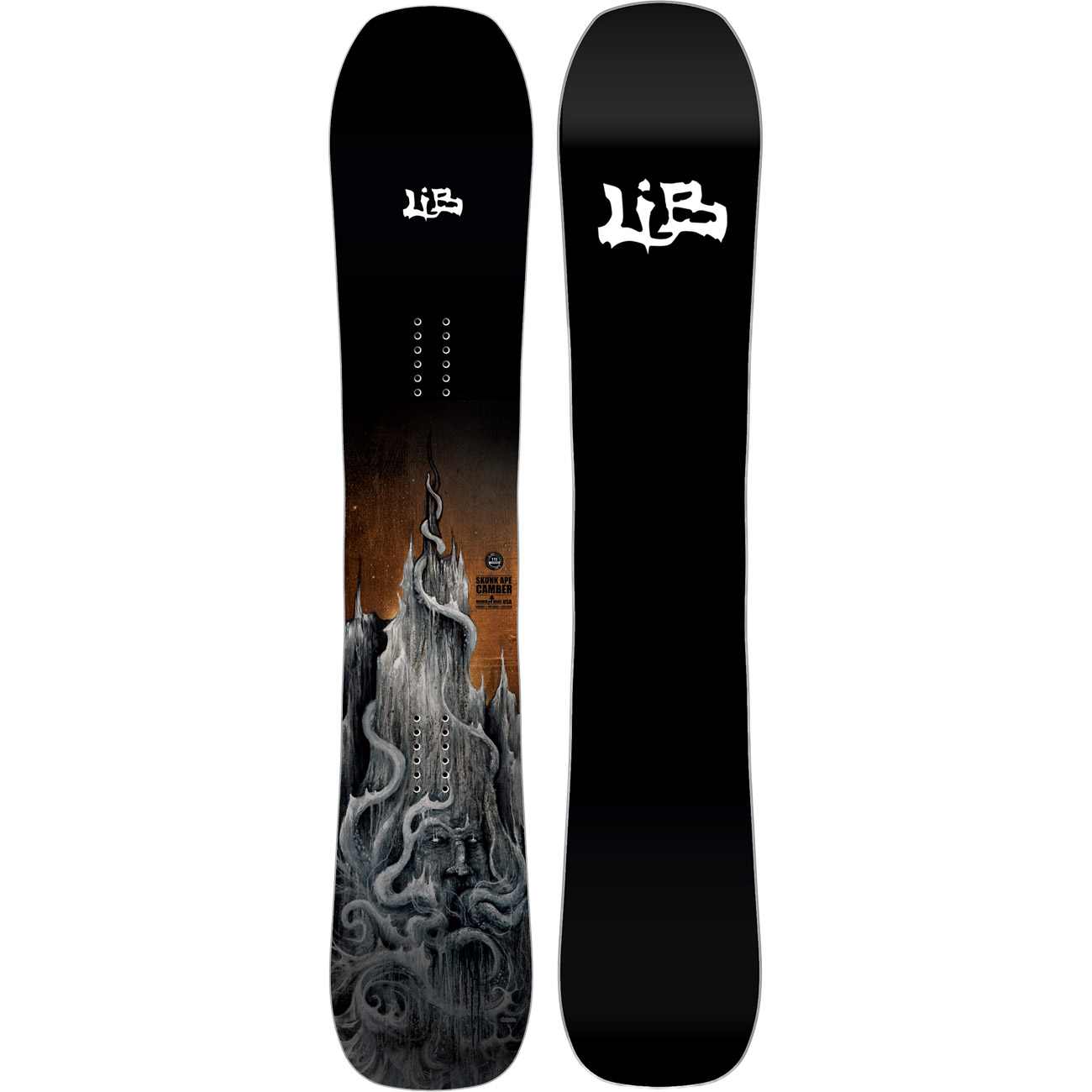 Lib Tech All Mountain Snowboard Skunk Ape Camber von Lib Tech