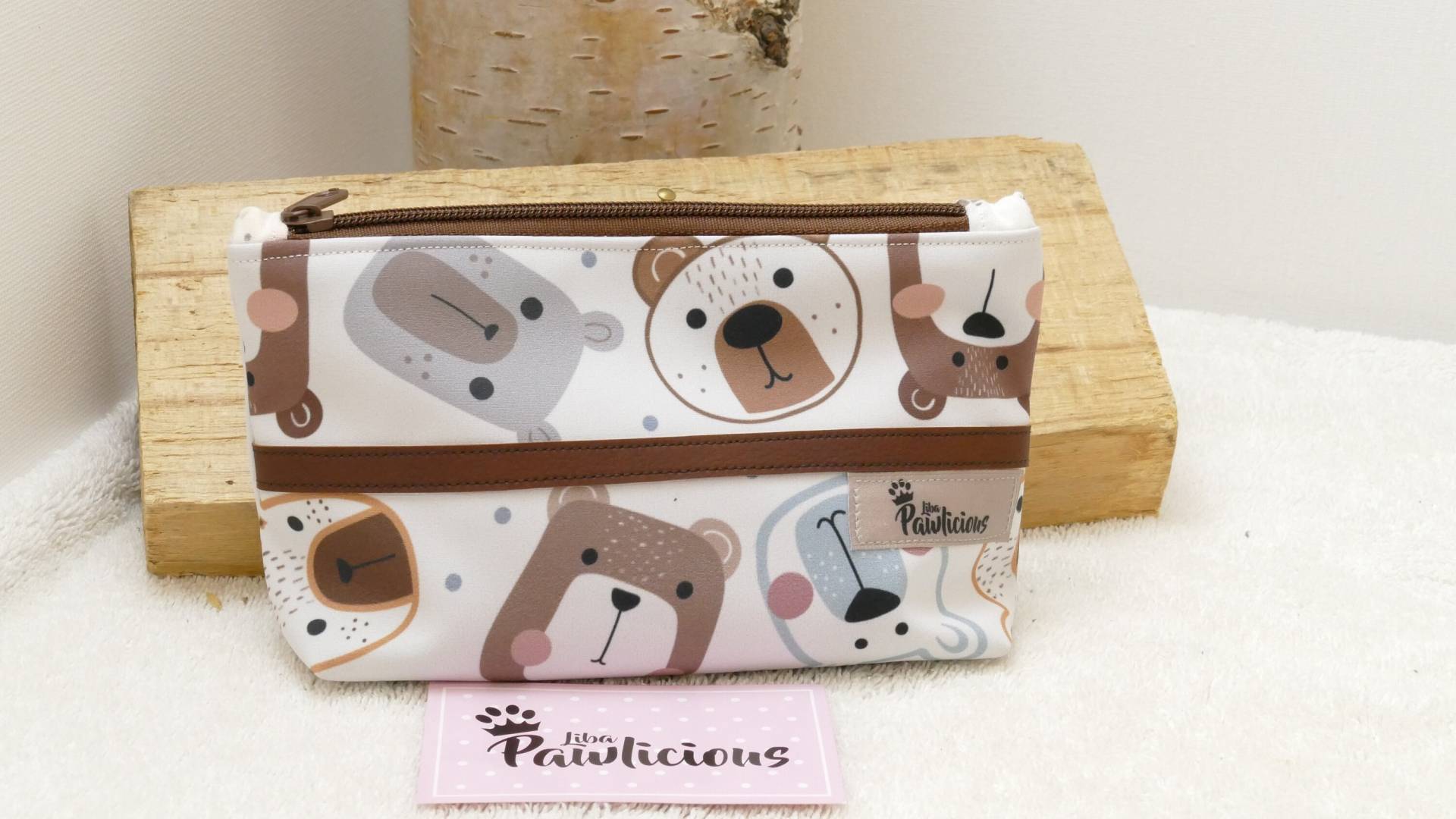 Kosmetiktasche, Schminktäschchen, Makeup Bag, Wasserabweisend von LibaPawlicious