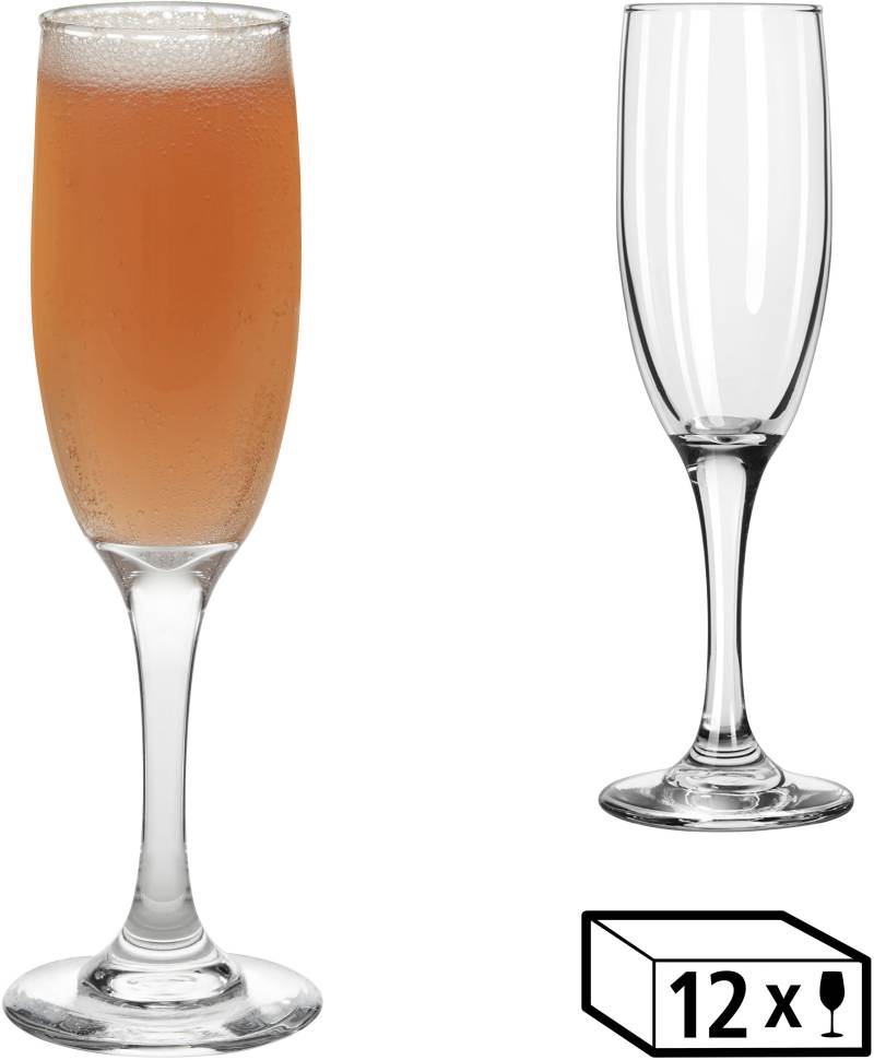 LIBBEY Sektglas "Libbey 12er Set -EMBASSY-" 177 ml, hochwertig verarbeitet, im modernen Design von Libbey