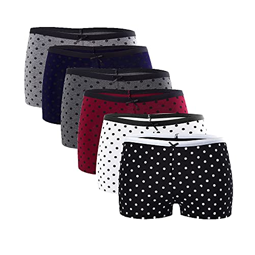 Libella® Panties Boxershorts Damen 6er Pack Hipsters Unterhose Unterwäsche Set Baumwolle 3407 Farben-Set-2 XL von Libella