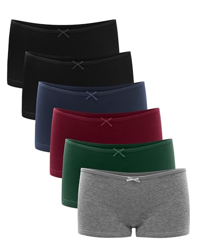 Libella® Panties Damen Boxershorts Unterhose Unterwäsche Set Baumwolle 6er Pack 3901 UN8 XXL von Libella