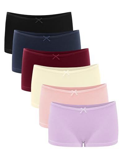 Libella® Panties Damen Boxershorts Unterhose Unterwäsche Set Baumwolle 6er Pack 3901 UN9 S von Libella