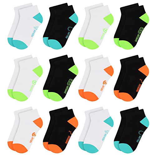 Libella 12er Kinder Jungen Sneaker Socken Kids Füßlinge Sneakersocken bunt 2119 27-30 von Libella