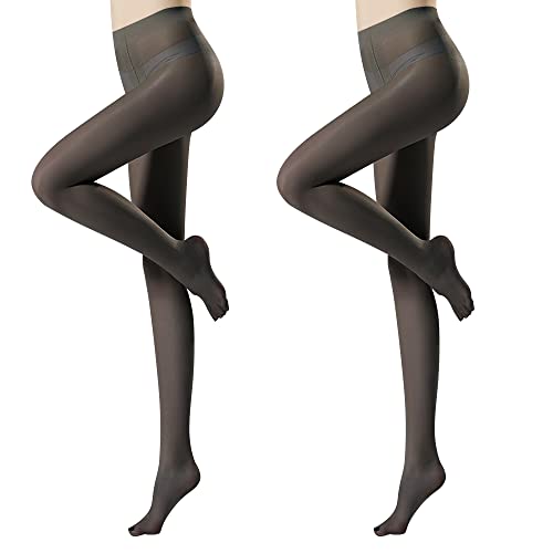 Libella 2er Damen Strumpfhose 20 DEN Mikrofaser Tights Elastisch langlebig Feinstrumpfhose Made in EU Schwarz Größe 2 2515 von Libella