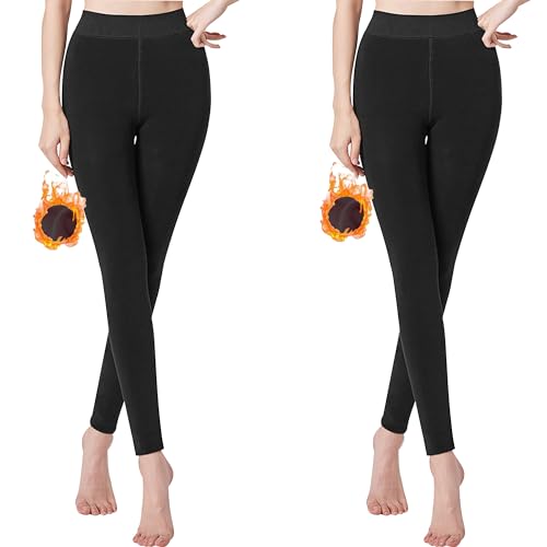 Libella 2er Pack Thermo Leggings Damen gefüttert Winter warm nahtlos Strumpfhose Kuschel Seamless Treggings hoch Bund Sport Lange Tight 4130 Schwarz L Libella 2er Pack Thermo Leggings Damen gefüttert Winter warm nahtlos Strumpfhose Kuschel Seamless Treggings hoch Bund Sport Lange Tight 4130 Schwarz L von Libella