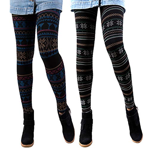 Libella 2er Set Winterleggings Skinny Thermoleggings Laufhose Norweger mit Weihnachtsmotiven Teddy-Innenfleece Frauen/Mädchen 4145A+4145C Libella 2er Set Winterleggings Skinny Thermoleggings Laufhose Norweger mit Weihnachtsmotiven Teddy-Innenfleece Frauen/Mädchen 4145A+4145C von Libella