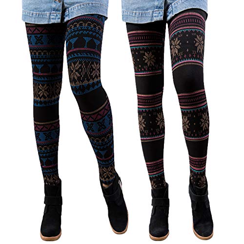 Libella 2er Set Winterleggings Skinny Thermoleggings Laufhose Norweger mit Weihnachtsmotiven Teddy-Innenfleece Frauen/Mädchen 4145C+4145D Libella 2er Set Winterleggings Skinny Thermoleggings Laufhose Norweger mit Weihnachtsmotiven Teddy-Innenfleece Frauen/Mädchen 4145C+4145D von Libella