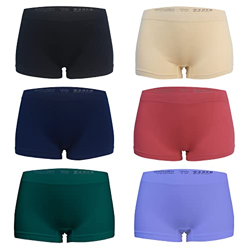 Libella 6er Pack Damen Boxershorts Microfaser Mehrpack Seamless 3908 UN4 L/XL von Libella