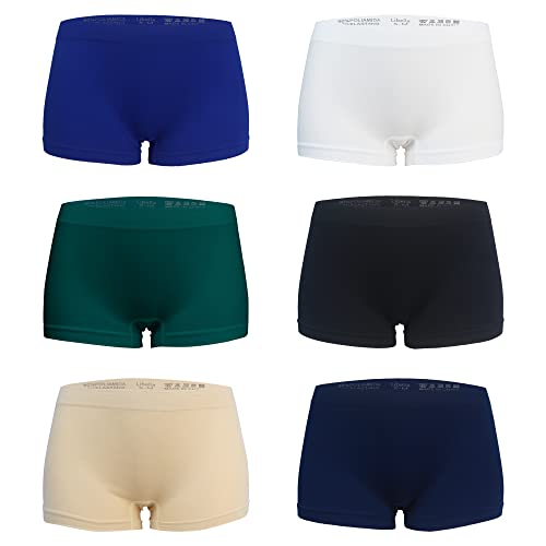 Libella 6er Pack Damen Boxershorts Microfaser Mehrpack Seamless Mehrfarbig 3908 UN2 L/XL von Libella
