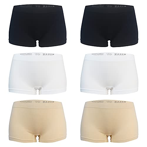 Libella Boyshorts Damen Unterwäsche Boxershorts Microfaser Seamless 6er Pack 3908 BWH 2XL/3XL von Libella