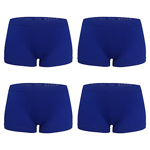 Libella Damen Boxershorts Panties Microfaser Unterwäsche 4er Pack Seamless 3908 BU 2XL/3XL von Libella