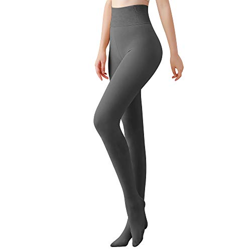 Libella Damen Strumpfhose 200 DEN Blickdicht Mikrofaser in Klassischen und Trendfarben One Size 2505 Grau M von Libella